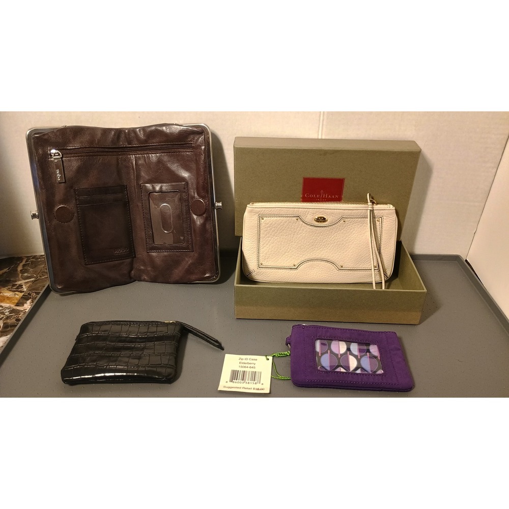 Cole Haan Hobo Vera Bradley Wallet Bundle Womens OS Multi Good Leather Mix